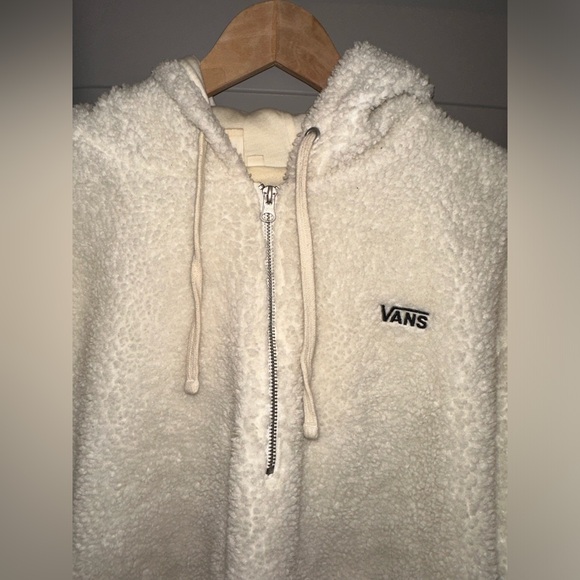 Official Off-White Vans Sherpa Quarter Zip Hoodie - Picture 3 of 7